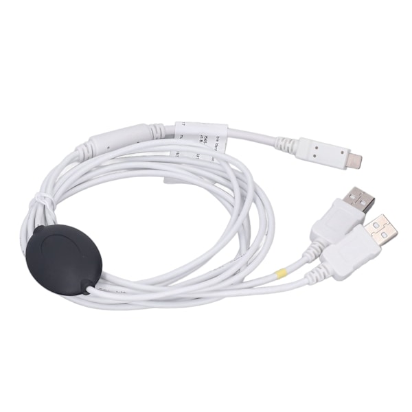 DCSD USB Flash Engineering Cable Realtidsdetektering Mobiltelefon Testsladd för IPhone 6S X Svart