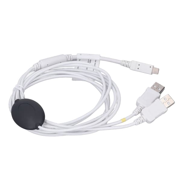 DCSD USB Flash Engineering-kabel sanntidsdeteksjon mobiltelefontestledning for iPhone 6S X svart