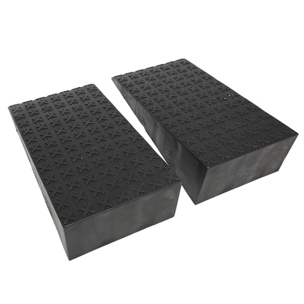 1 Set Startblock Pedaler med Halkskyddsränder Tjockare Startblock Plastpedaler för Sportträningstävlingar