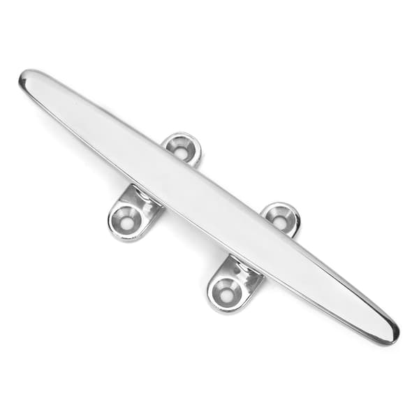 8 tommer rustfrit stål båddock klamp anti-korrosion velpoleret til reb marine hardware
