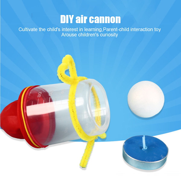 DIY Air Cannon Barn Utbildningsstudenter Science Physics Experiment Toy Set