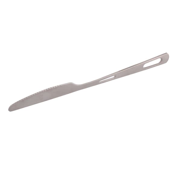 Titanium Bestick Utomhus Camping Servis Portabelt Flatware för Backpacking Vandring och Picknickkniv