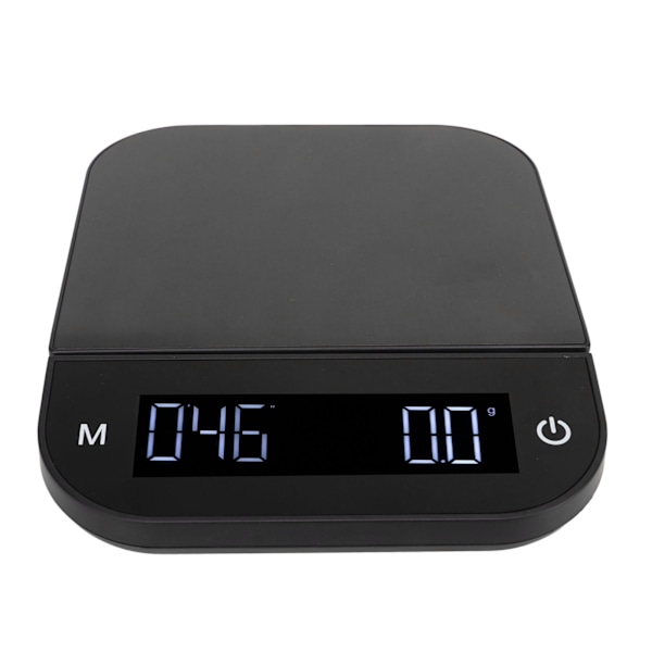 Digital kaffevåg Vattentät 0,1 g Manuell med hög noggrannhet Automatisk mini bärbar bakvåg med timer 3 kg