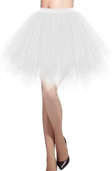 Kort tylskørt ballet tutu underskørt, mange farver[LD]