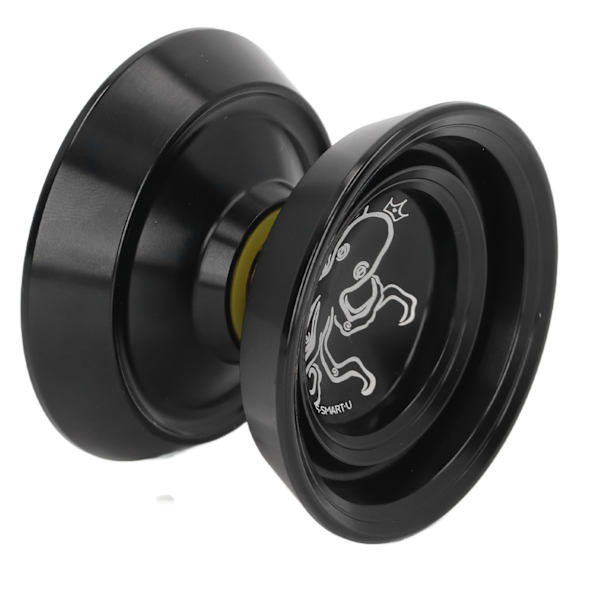 YoYo Ball uten respons aluminiumlegering Advanced Fade Free Utmerket for konkurranse med hanske 3 stk strenger svart