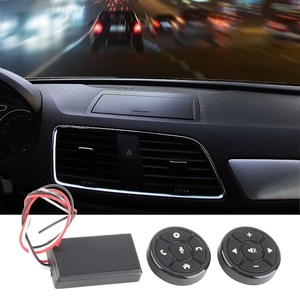 Ratstyring Trådløs Bluetooth Radio Navigation Svarstelefon Fjernbetjeningsknapper 10 knapper