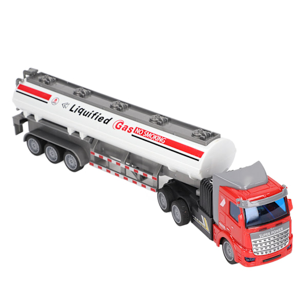 1:48 Skala RC Semi Truck Trailer All Round Movement Fjärrkontroll Oljetank Truck Leksak för barn