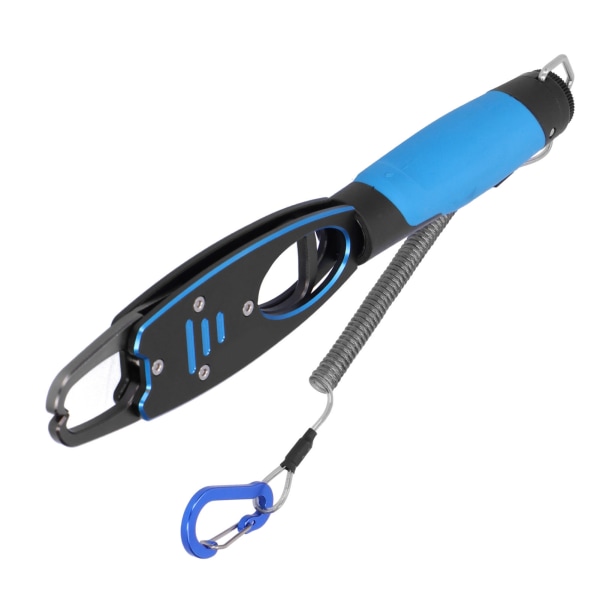 Fiskekontrol Enhed Fiskepliers Lip Gripper Lokke Klemme Rum Aluminium med Skala Blå