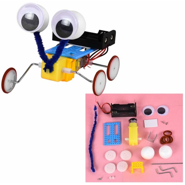 Kit DIY-monterade elektriska robotsatser Doodlingrobot Reptilrobot Balansbil Pedagogiska leksaker för barn, modell: 3 kit