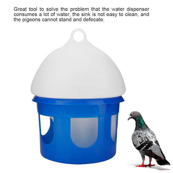 Automatisk duedrikkebeholder med stor kapacitet Vanddispenser (2L)