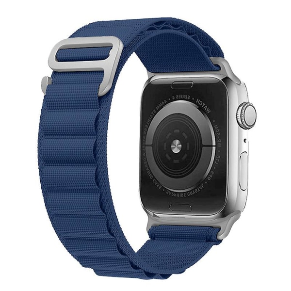 Alpine Loop Strap For Apple Watch Ultra Band 49mm 45mm 41mm 44mm 40mm 42mm 45mm 44mm Nylonarmbånd blue