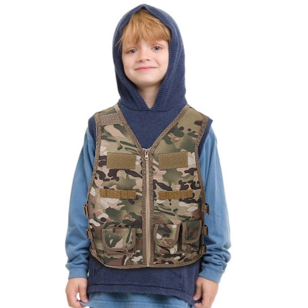 Lasten Camouflage-peliliivi Nylon (CP Camouflage M)