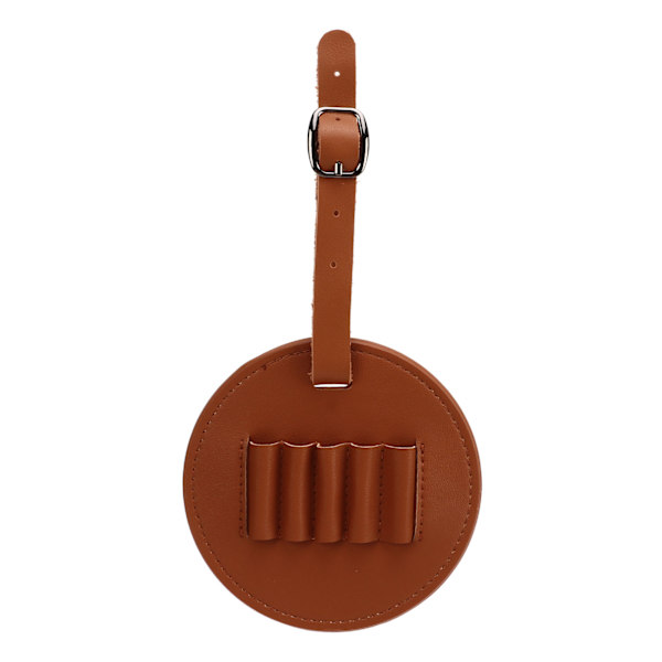 Golf Tee Holder Organizer Carrier Portable PU Læder Golf Tee Opbevaringspose til Golfspillere Mænd Kvinder Brun