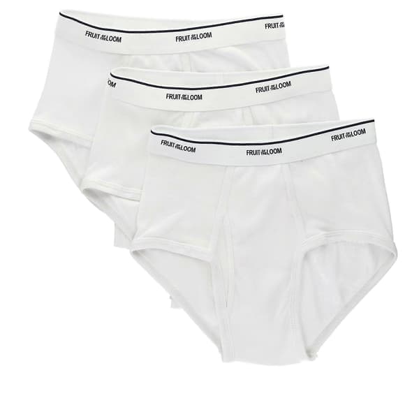 Vita trosor (3-pack) Kompatibel med män White Large