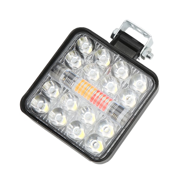 LED Arbejdslys 3000LM 9V‑60V IP67 Vandtæt 48W Universal Offroad Strobe Lampe til Bil Motorcykel Lastbil Kvadrat