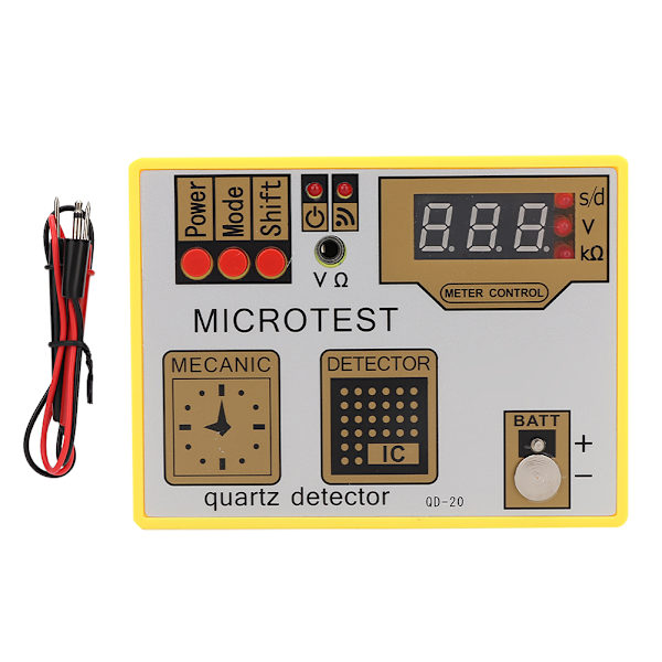 QD-20 Klocka Batteri Puls Tester Quartz Movement Tester Avmagnetiseringsmaskin Klocka Reparationsverktyg