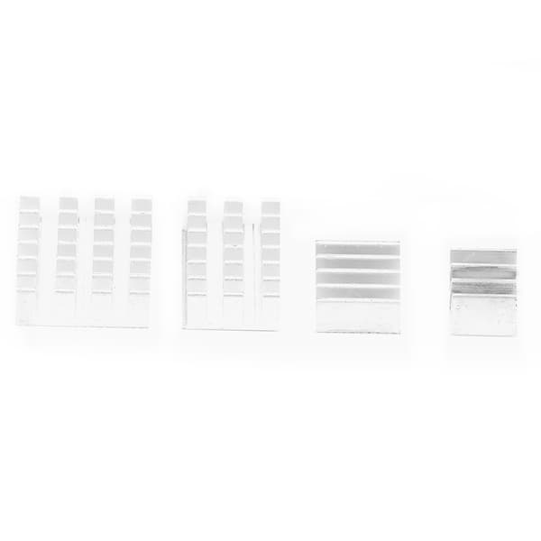 20 stk. Aluminium Køleplade CPU Radiator med Klæbemiddel til Raspberry Pi 2/3/4 3b 4B