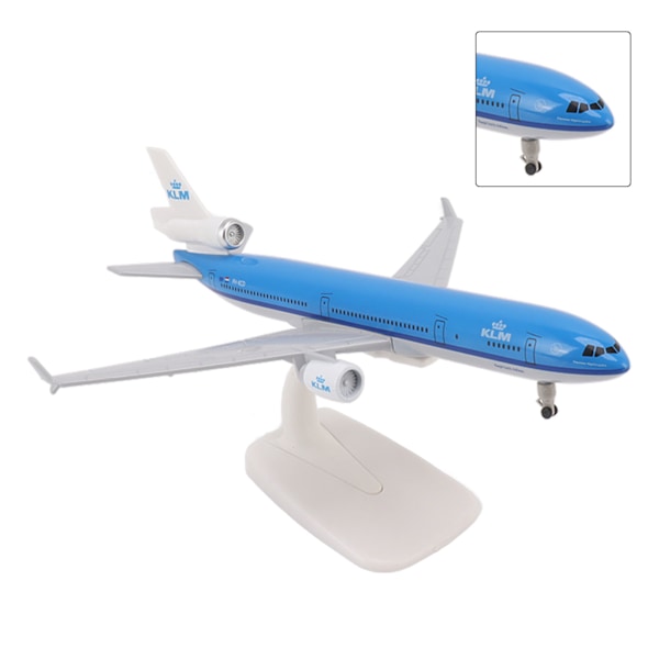 Metall Flygplansmodell Legering Simulerad Exakt Skala Stabil Bas Heminredning Plane Model 20cm