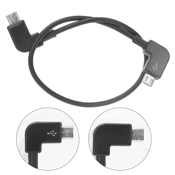 Micro USB-kabel RC Reservedele Udskiftningstilbehør Passer til MAVIC MINI Drone (Micro USB til Micro USB)