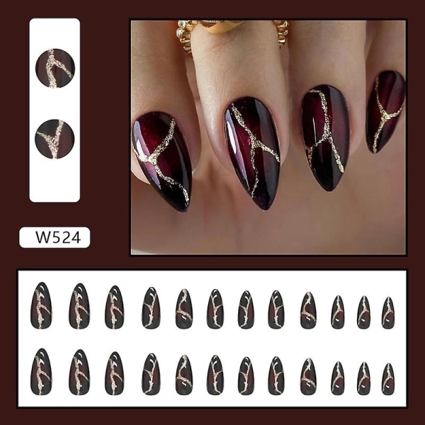 Romantic Butterfly Nail Art W527 Färska blad