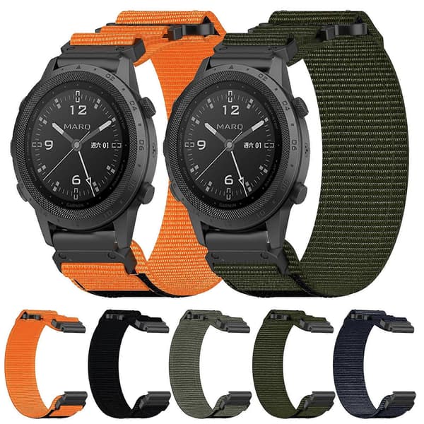 22 mm urrem kompatibel med Garmin Instinct 2 Solar LGL[LD] Grey
