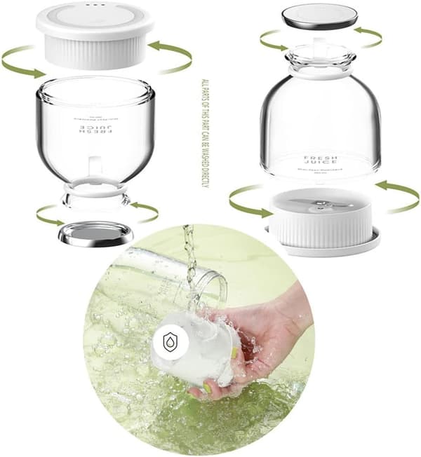 Bærbar blender, smoothiemaskin, minikanne