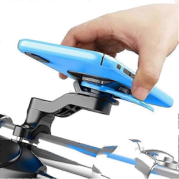 Quad Lock motorcykeltelefonholder med vibrationsdæmper blue