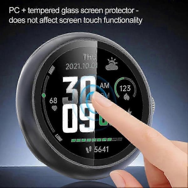 Google Pixel Watch 4-deksel, 45 mm 41 mm PC-hard støtfangerbeskytter C