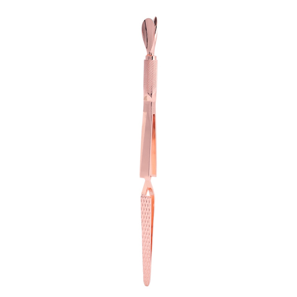 Negleforming Nagelfjerningstang i rustfritt stål Nail Art Tool (roségull)