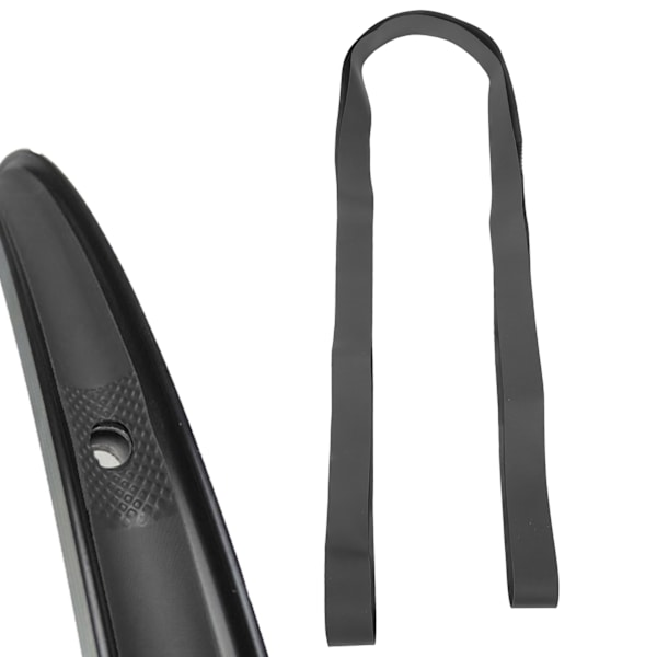 PVC Cykel Indertube Dæk Mountainbike Beskyttelsespude Liner Cykeldæk Fælgbånd (sort 26in)