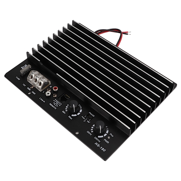 Sort Bilforstærker 12V 1000W Bil Audio Subwoofer Forstærker Multibeskyttelse til Bil