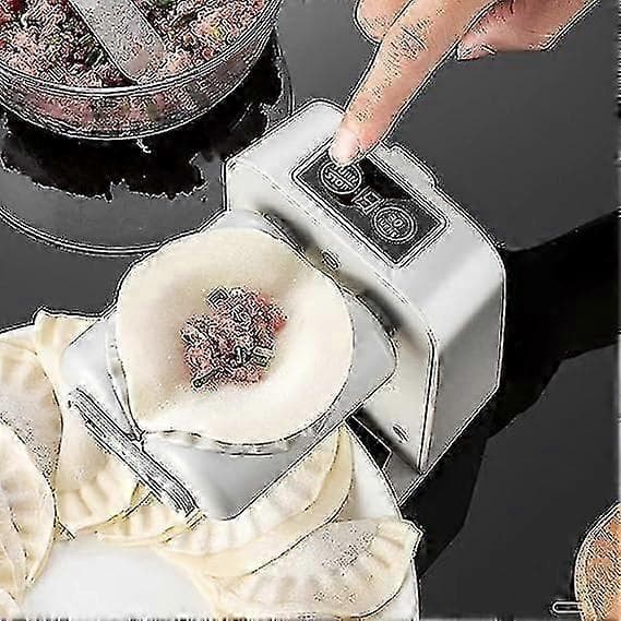 Elektrisk Ravioli Shaper Form Automatisk Dumpling Maker med Ske og Børster