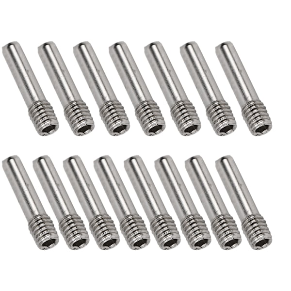 15 stk M3 sekskant skruer i rustfritt stål, uten hode, festemidler, RC bilmodelltilbehør, 12 mm