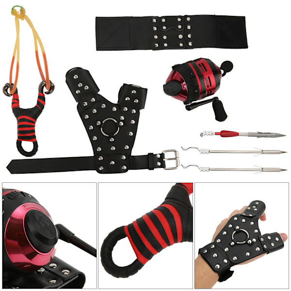 Ulkoilma Metalli Kaari Kalastus Spincast Rulla Kit Set Kalastus Metsästys Tarvikkeet