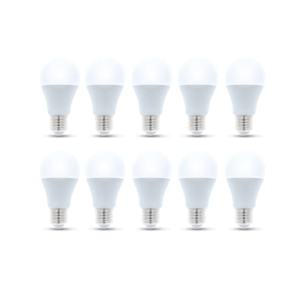 LEDLampa E27, A60, 10W, 230V, 3000K 10pack, Varmvitt 500