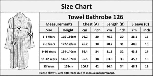 Badehåndkle med hette til barn, 100 % bomullsfrotté, badekåpe for gutter og jenter 126 Pink 7-8 Years