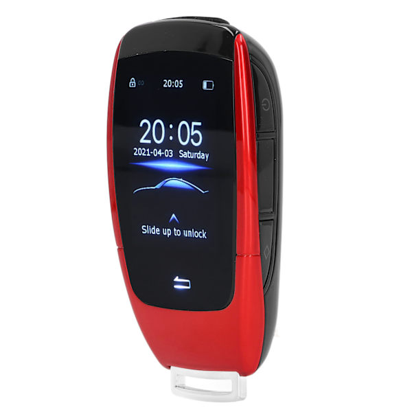 Universal TK900 LCD-pekskärm Smart Key Fjärrkontroll Nyckelfri ingång för Start Stop Engine-knapp Modeller Röd