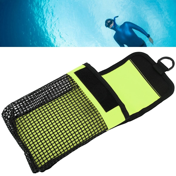BG-984 Scuba Diving Gear Bag - Bærbar, Letvægts Mesh Under Vand Opbevaringstaske - Fluorescerende Grøn