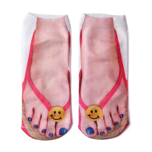 3d-trykte sokker tøfler neglesokker vintermoro trykte sokker