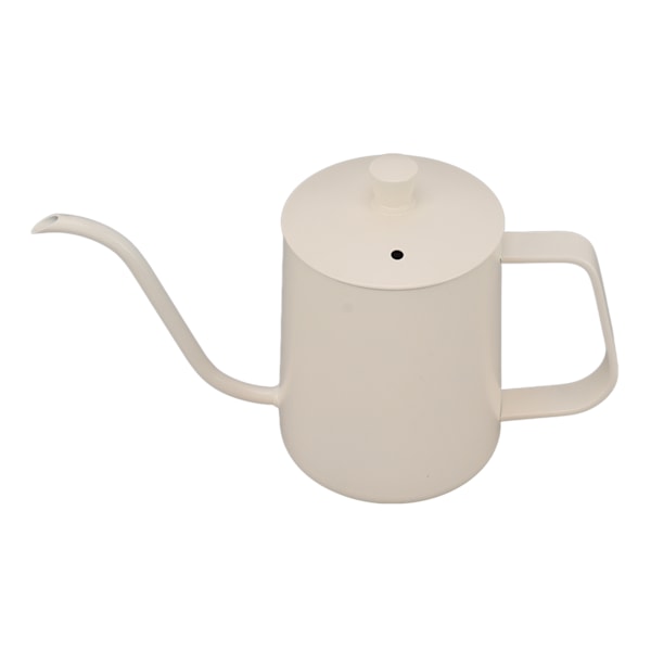 Lille Hæld-Over Kaffe Kande i Rustfrit Stål Præcis Kontrol Kaffe Svanehals Tud Vandkoger til Dryp Kaffe Hvid 600ml