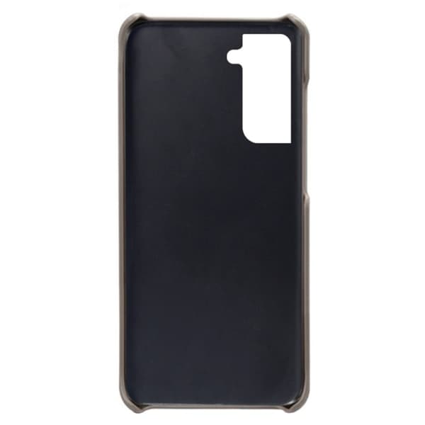 Kompatibel med Samsung Galaxy S22 Plus deksel med kortholder - Sølv/Grå Silvergrå silver