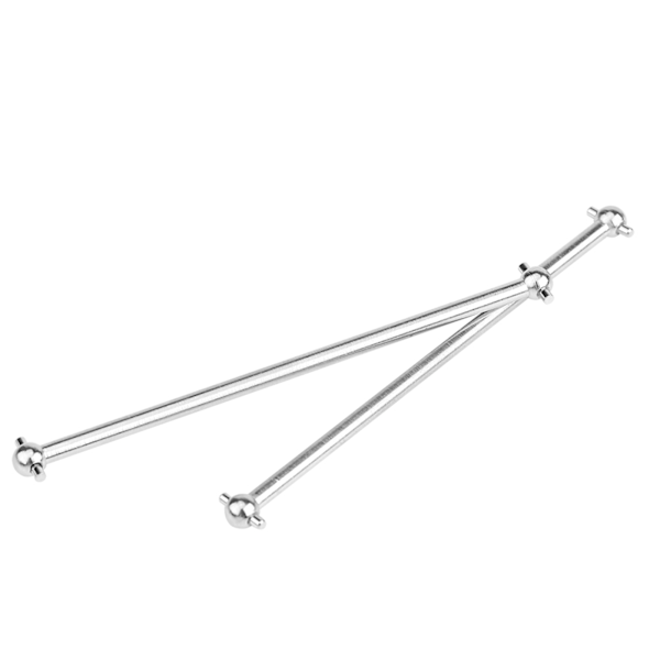 2 kpl 101 mm metalliset koiranjalan vetoakselit FS 53633 / 51805 / 51806 1/10 mittakaavan RC-autolle (hopea)