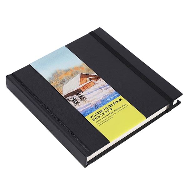 Akvarelbog Syrefrit Papir Dobbeltsidet Hardcover Akvarelpapirblok til Blandede Våde Tørre Medier