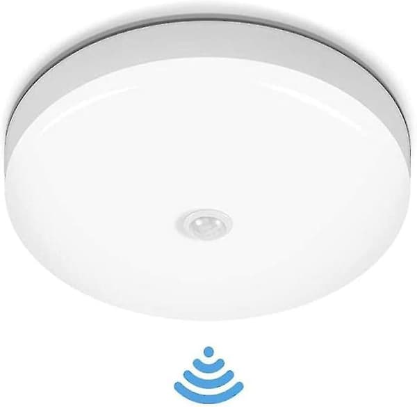 LED-loftlampe med 12W bevægelsessensor, lyd- og lysstyring, induktionsloftlampe