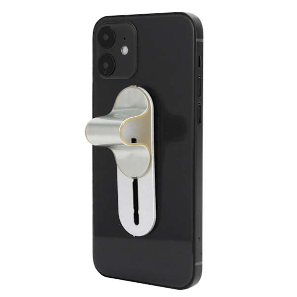 MOMO STICK Smartphone Stativ och Fingerhållare med Grepp 3-växlad Justerbar ABS Silver