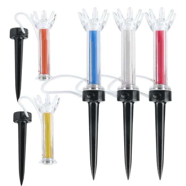 5pcs Flexible Magnetic Plastic Golf Tees Accessories for Golf Training Practice for Golfers (79mm)