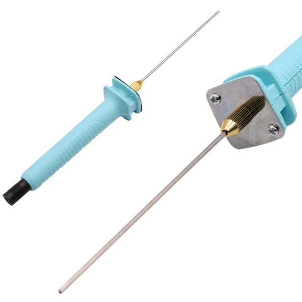 HANBING elektrisk skumskärkniv, KT-brädeskärpenna, skärpenna (enkel skärpenna + EU-strömadapter)