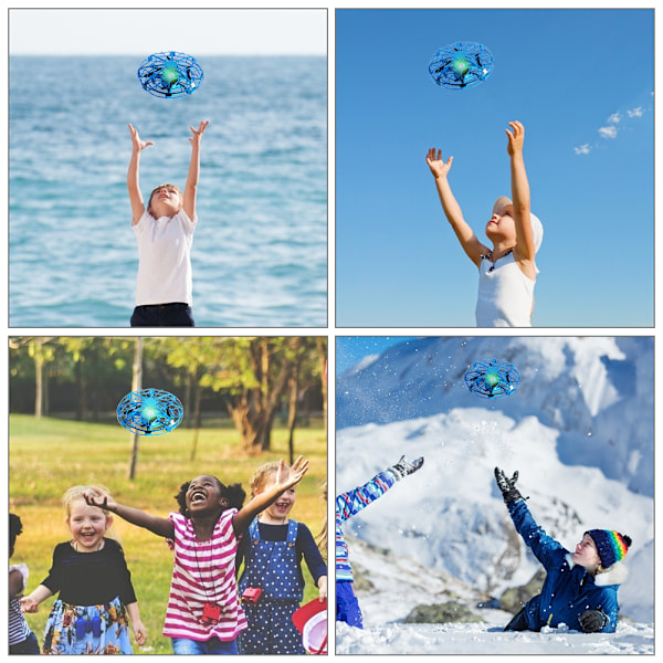Mini Drone Barn Drone Toy Hand Helikopter RC Quadcopter Infraröd Induktion Fjärrkontroll Flygande Flygplan Presenter för pojkar Flickor Vuxna
