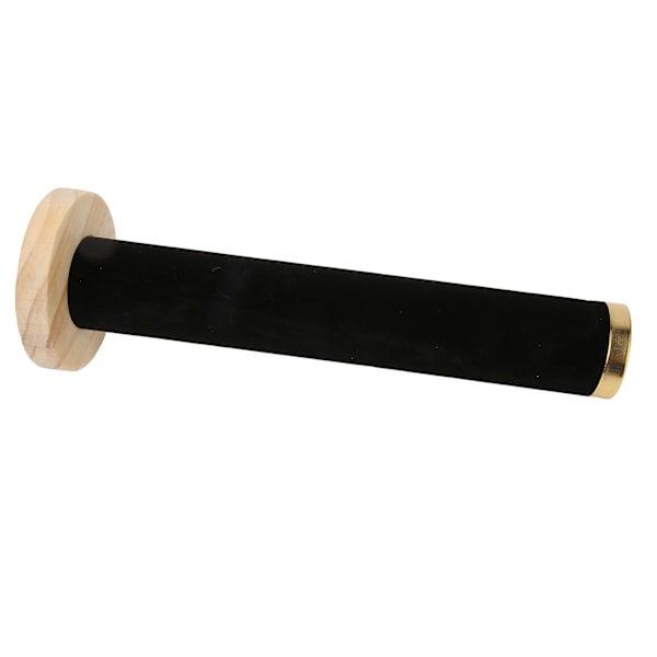 Fløjl Vertikal Tårn Sort Display Armbånd Smykker Ur T Bar Holder til Hårbånd Soveværelse