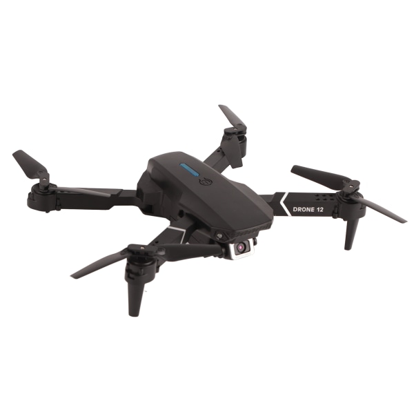 Musta taittuva drone, ylimääräiset potkurit, USB-kaapeli, kaukosäädin, 4K kamera, HD, 4 potkurin taittuva drone-setti